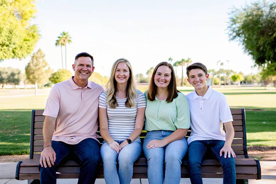 Family at the park