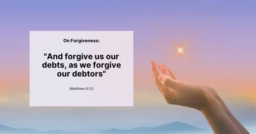 Salvation Debt - "And forgive us our debts, as we forgive our debtors" (Matthew 6:12)